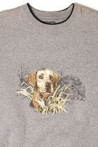 Vintage Embroidered Golden Retriever Sweatshirt (1990s)