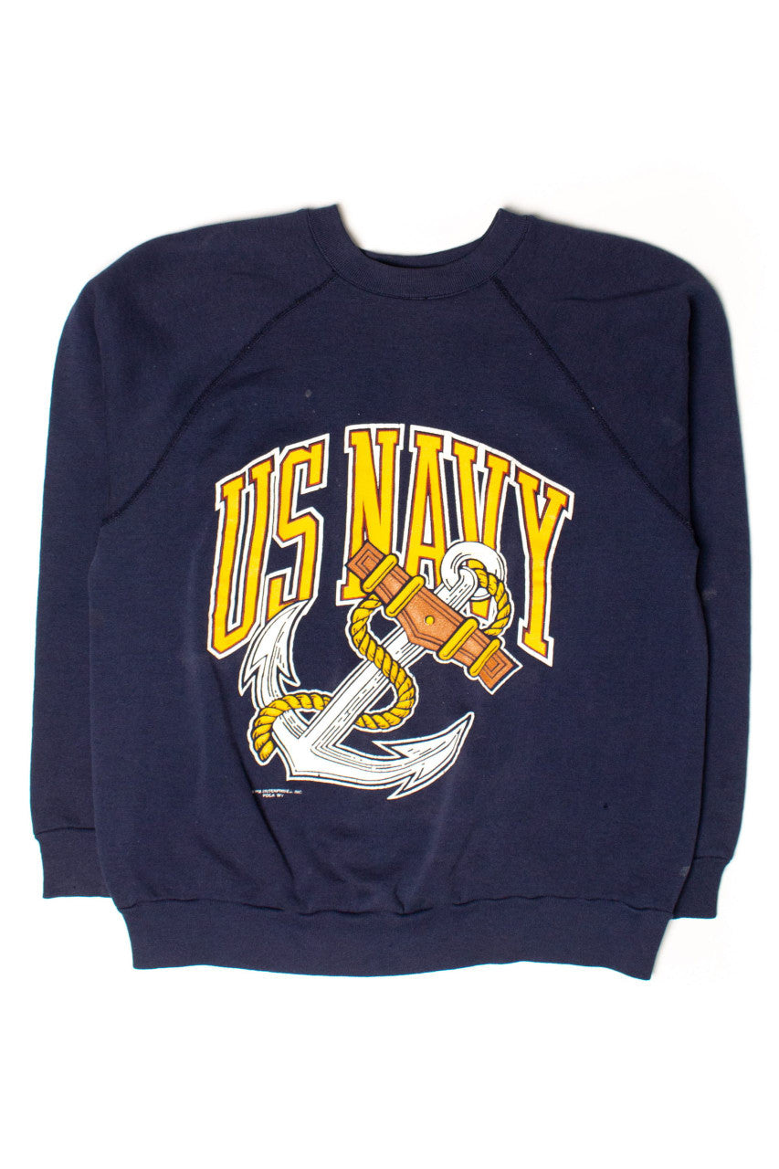 Vintage US Navy Anchor Sweatshirt (1990s)
