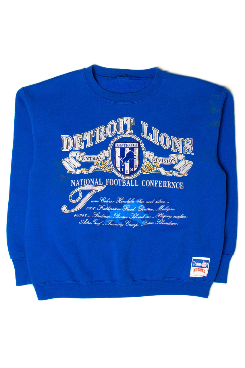 Vintage Detroit Lions Central Division Sweatshirt (1990s)
