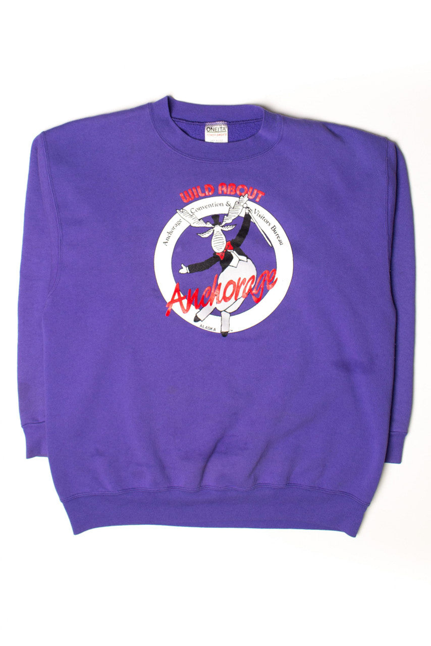Vintage Wild About Anchorage Sweatshirt (1990s)