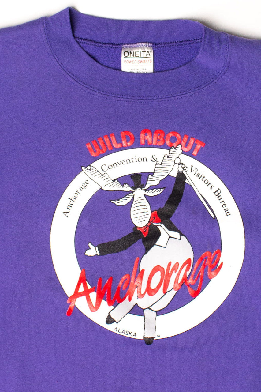 Vintage Wild About Anchorage Sweatshirt (1990s)