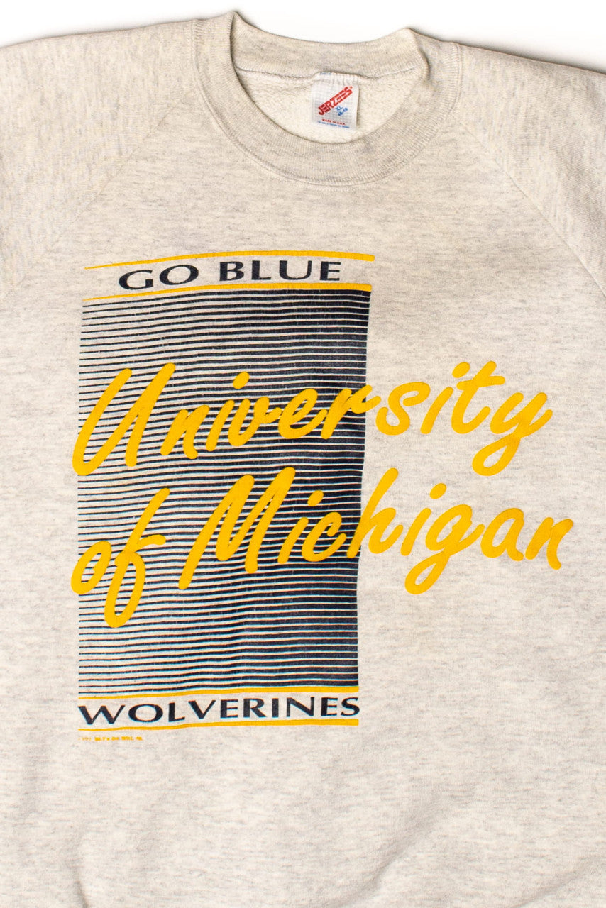Vintage University Of Michigan Go Blue Sweatshirt (1990s)