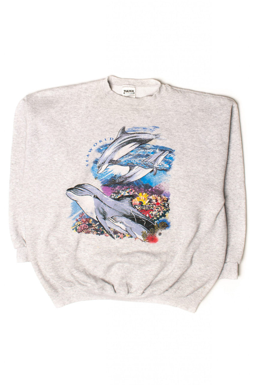 Vintage SeaWorld Dolphins Sweatshirt (1990s)