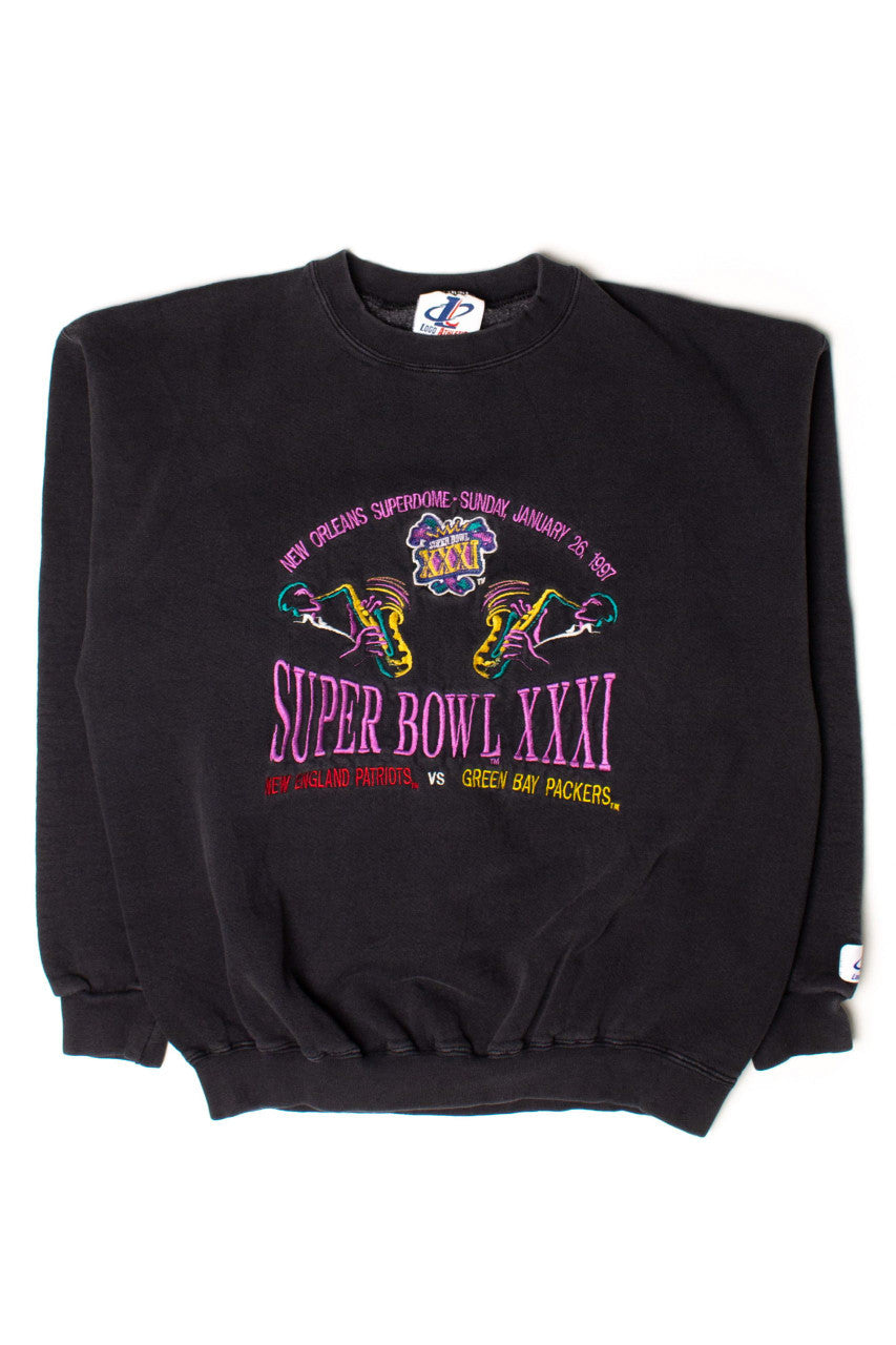 Vintage Embroidered Super Bowl XXXI Sweatshirt (1997)