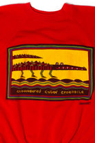 Vintage Endangered Cuban Crocodile Greenpeace Sweatshirt (1990s)