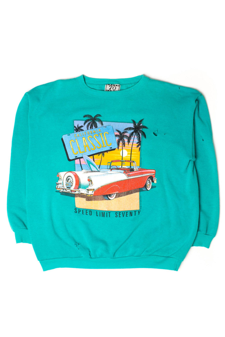 Vintage California Classic Speed Limit Seventy Sweatshirt (1980s)