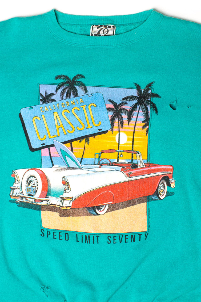 Vintage California Classic Speed Limit Seventy Sweatshirt (1980s)