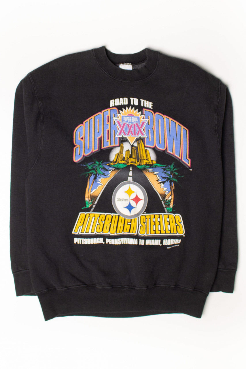 Vintage Pittsburgh Steelers Road To Super Bowl XXIX Sweatshirt (1994)