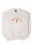 Vintage Embroidered Mickey Sweatshirt (1990s)