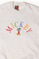 Vintage Embroidered Mickey Sweatshirt (1990s)
