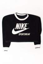Black Cropped Nike Sportswear Reversible Sweatshirt