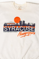 Vintage Syracuse Newspapers Sweatshirt (1980s) 1