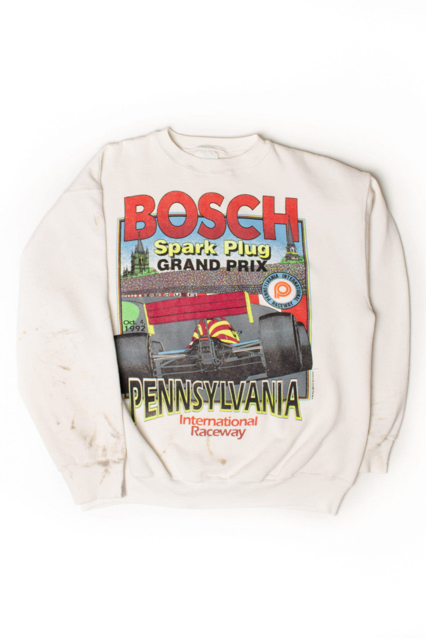 Vintage Bosch Spark Plug Grand Prix Sweatshirt (1990s)