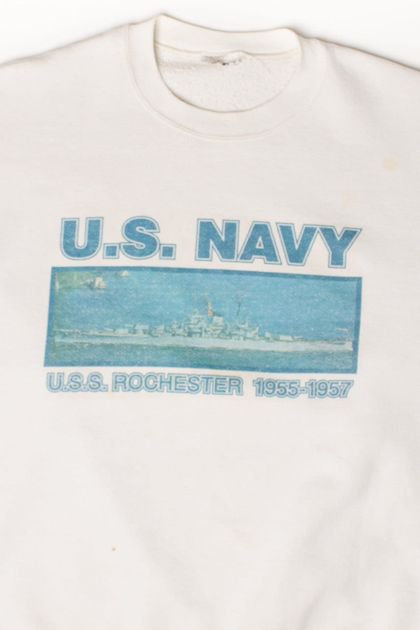 Vintage U.S.S. Rochester Sweatshirt (1990s)