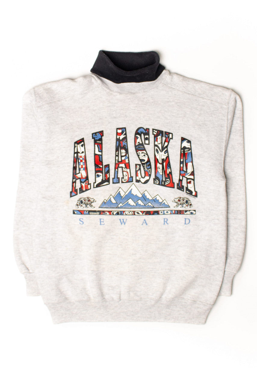 Vintage Alaska Seward Turtleneck Sweatshirt (1993)