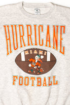 Vintage Miami Hurricane Football Sweatshirt (1990s)