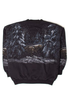 Vintage Night Wolves All Over Graphic Sweatshirt (1990s)