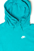 Teal Nike Cowl Neck Hoodie (2000s)