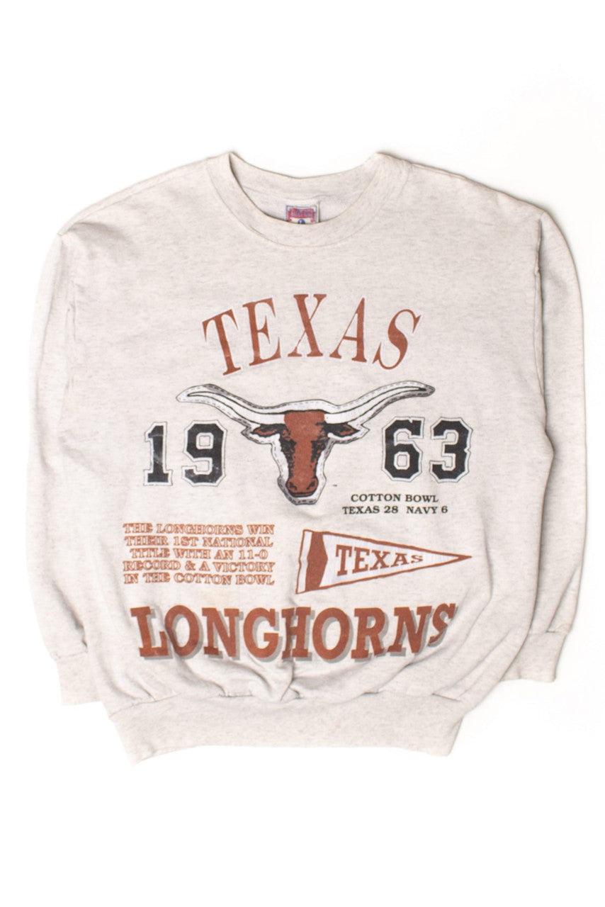 Vintage Texas Longhorns 1963 Cotton Bowl Champions Sweatshirt (1990s)