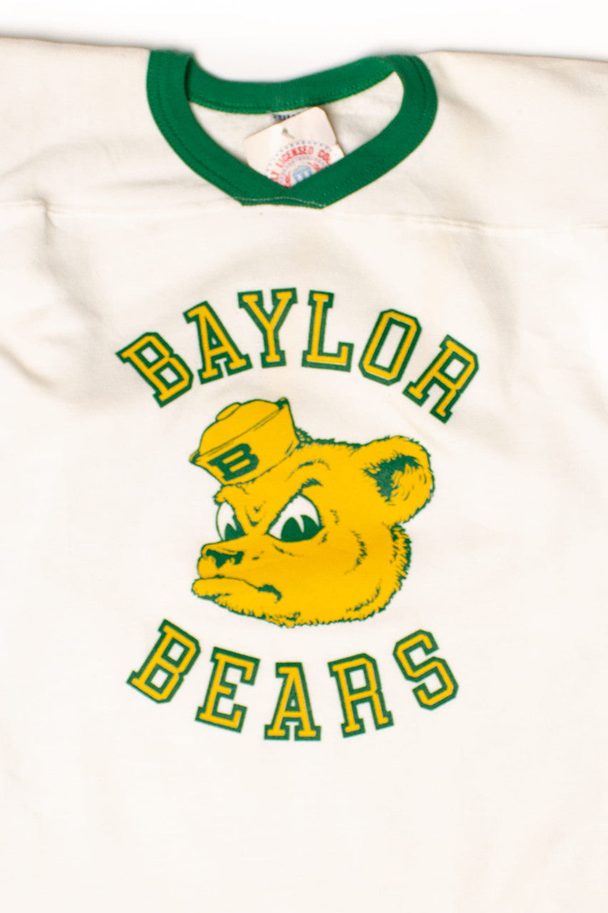Vintage Baylor Bears Short Sleeve Sweatshirt (1980s)