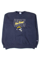 Vintage Embroidered San Diego Chargers Sweatshirt (1990s)