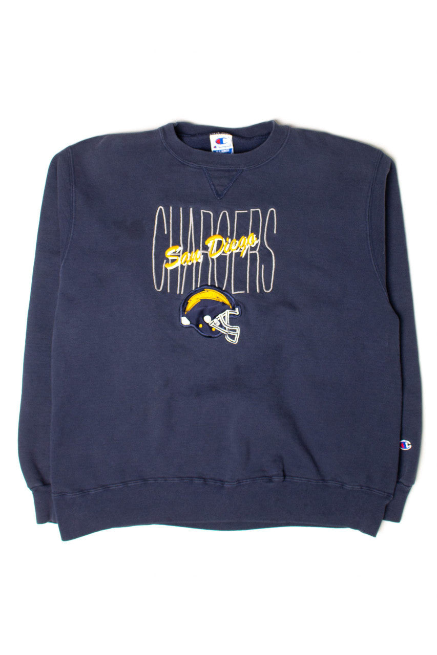Vintage Embroidered San Diego Chargers Sweatshirt (1990s)