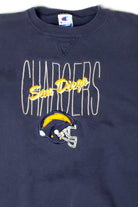 Vintage Embroidered San Diego Chargers Sweatshirt (1990s)
