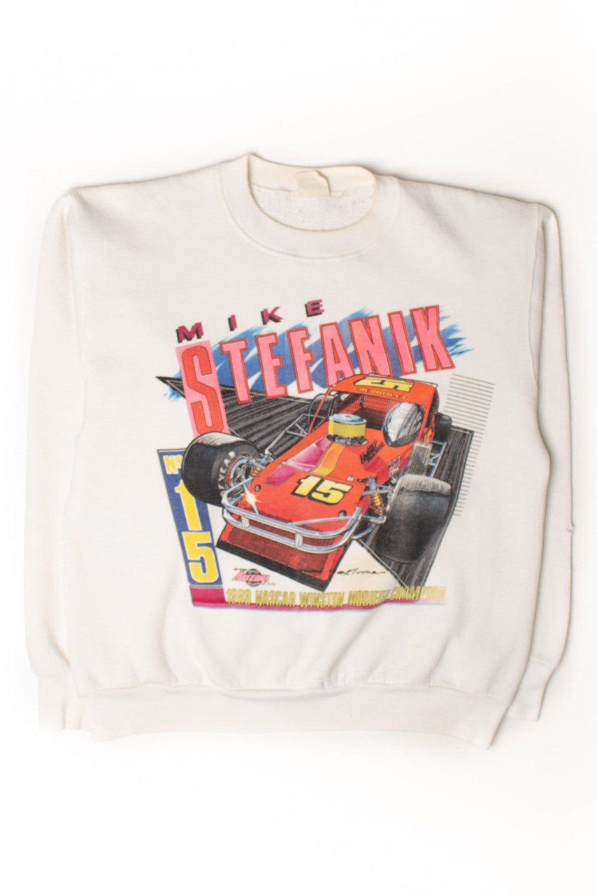 Vintage Mike Stefanik Racing Sweatshirt (1990)