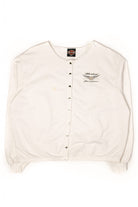 Vintage Bourbeuse Valley Harley-Davidson Button-Up Sweatshirt (2000s)