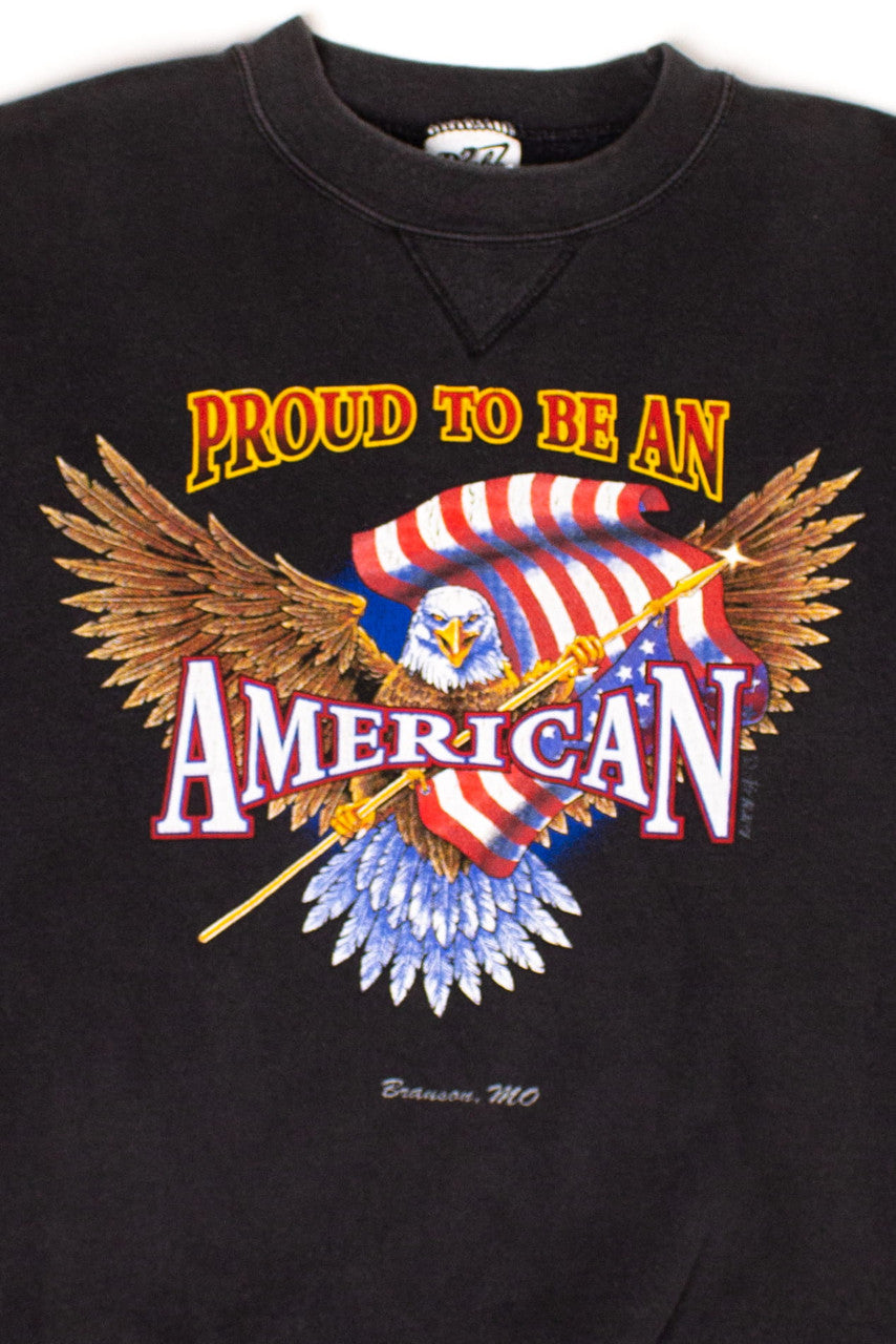 Vintage Proud To Be An American Sweatshirt (1990s)