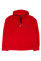 Red Tommy Hilfiger Cowl Neck Sweatshirt (2000s)