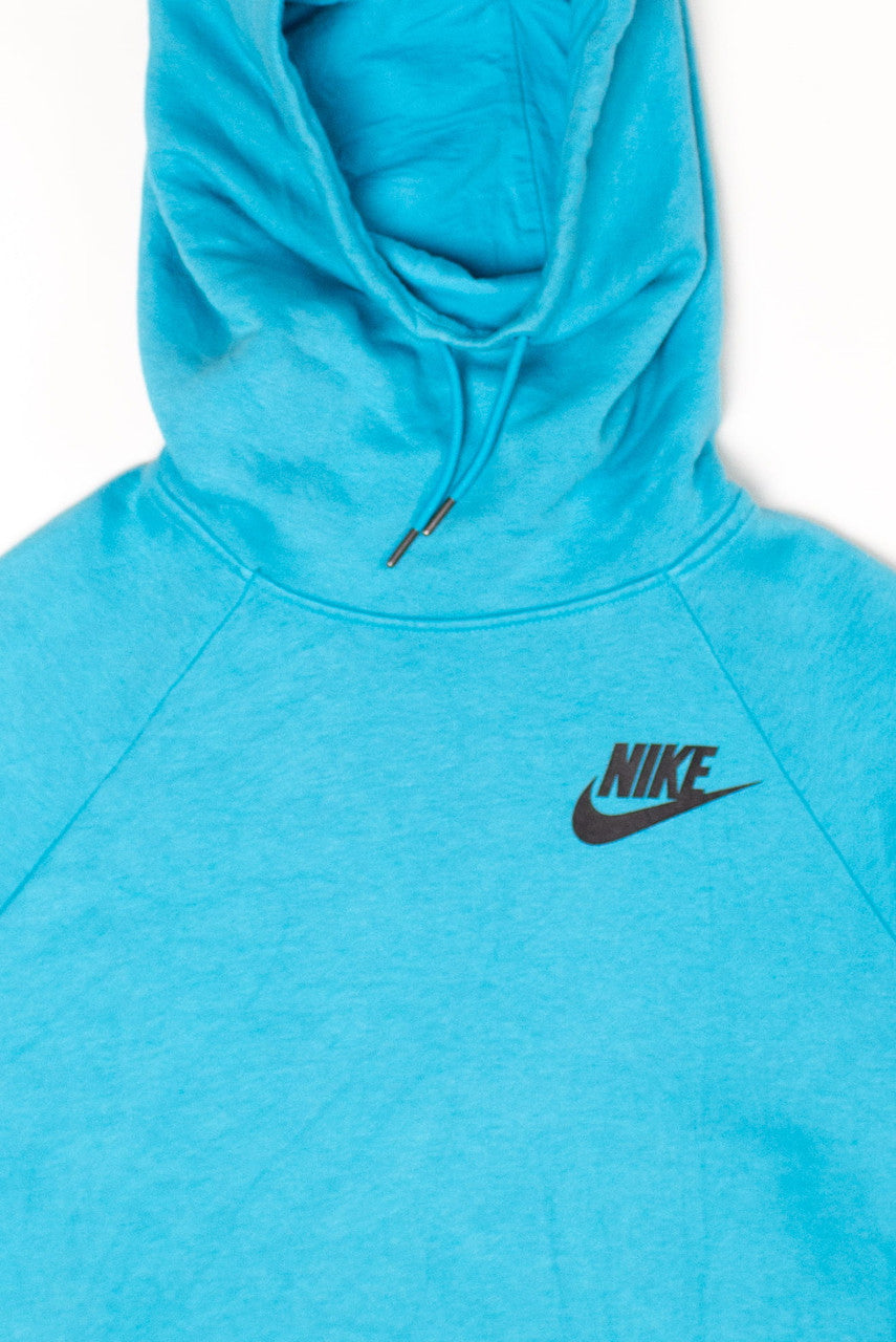 Light Blue Nike Cowl Neck Hoodie (2000s)