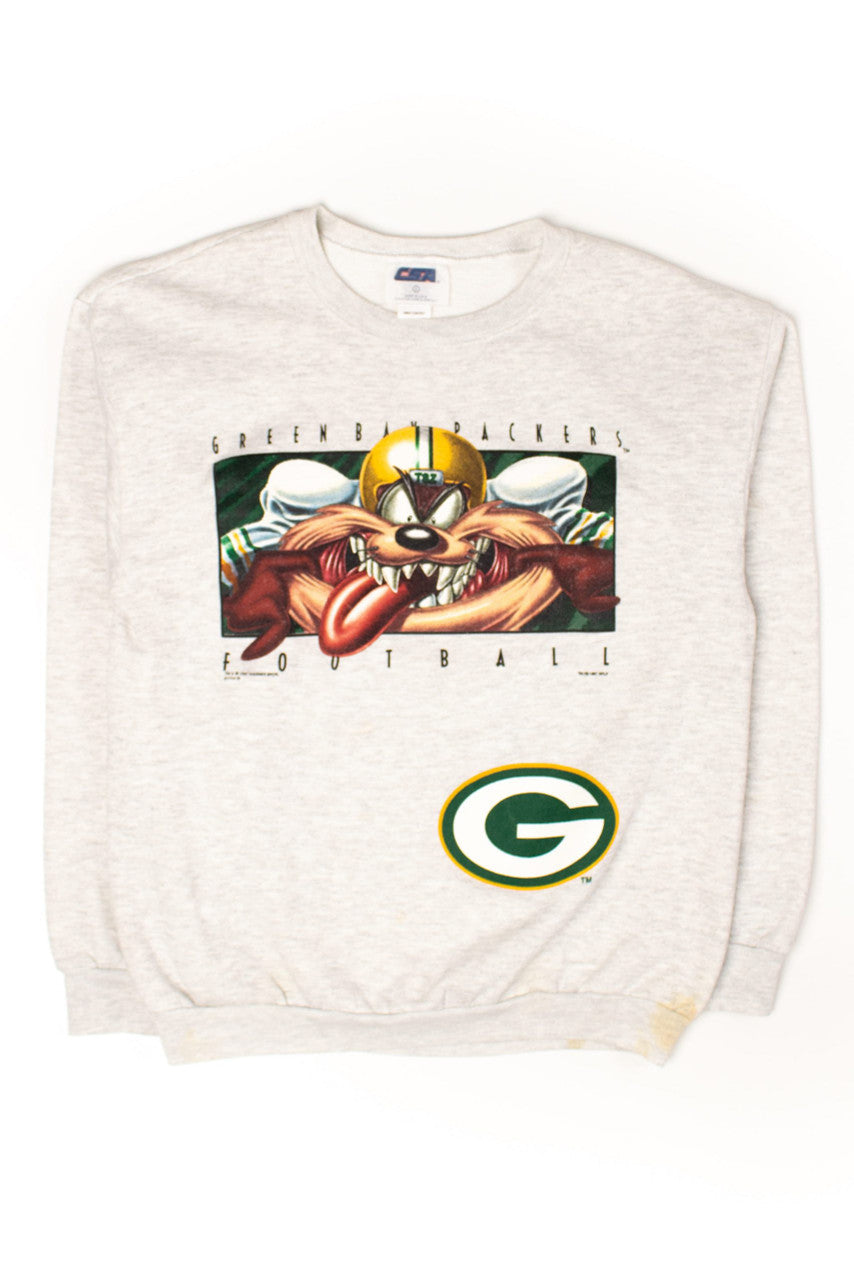 Vintage Green Bay Packers Taz Sweatshirt (1997)