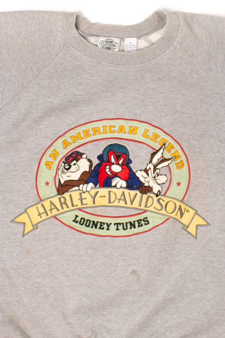 Vintage Looney Tunes Harley-Davidson Sweatshirt (1990s)