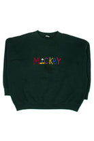 Vintage Dark Green Mickey Sweatshirt (1990s)