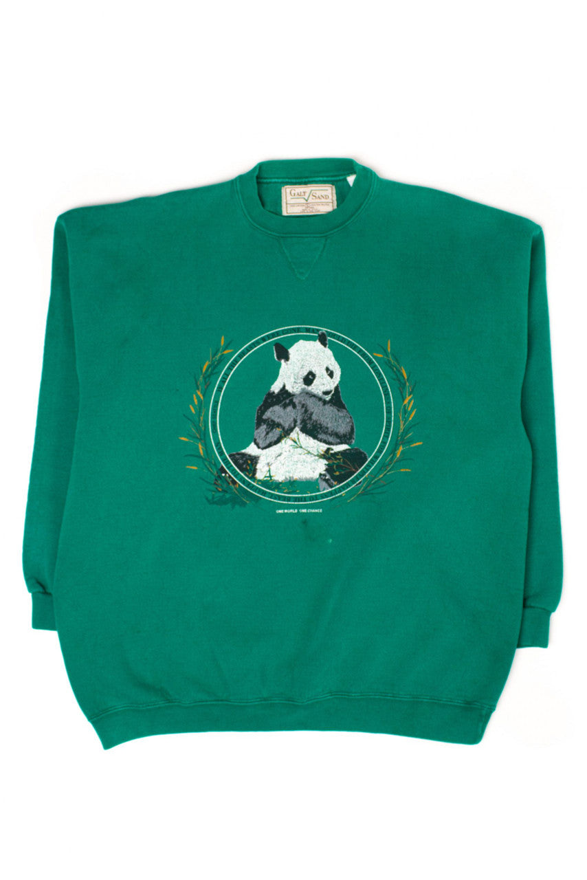 Vintage Panda One World One Chance Sweatshirt (1990s)