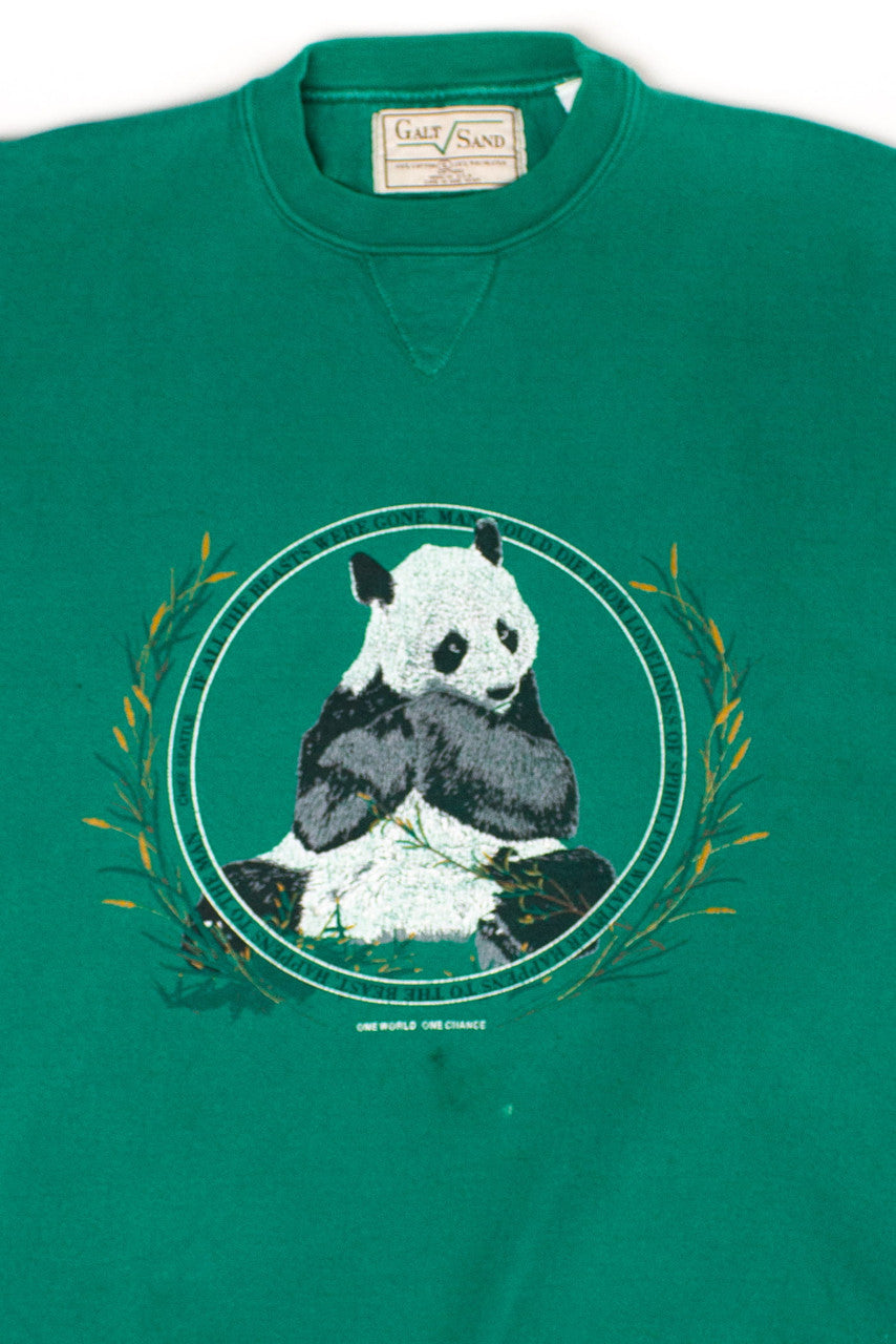 Vintage Panda One World One Chance Sweatshirt (1990s)