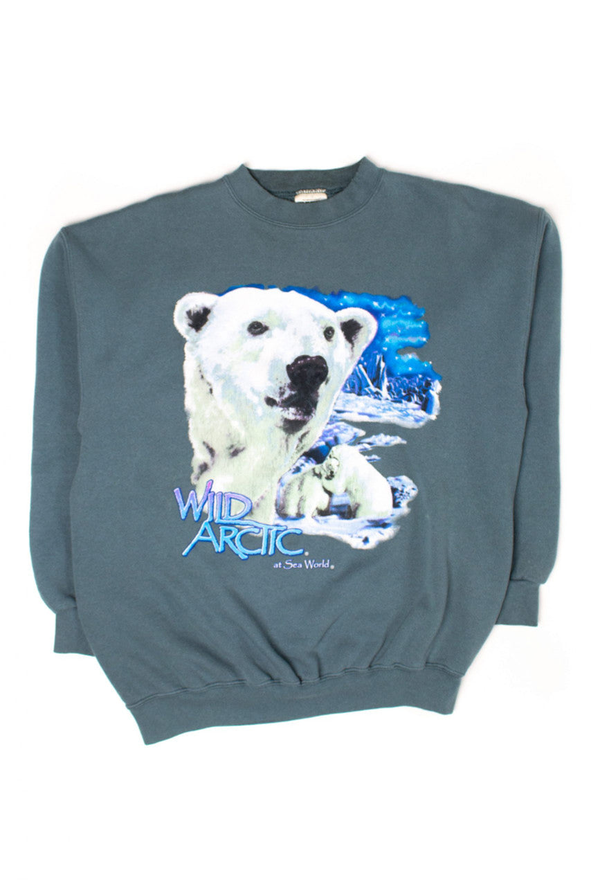 Vintage Wild Arctic At SeaWorld Sweatshirt (1990s)