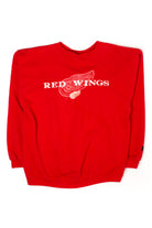 Vintage Embroidered Detroit Red Wings Sweatshirt (1990s)