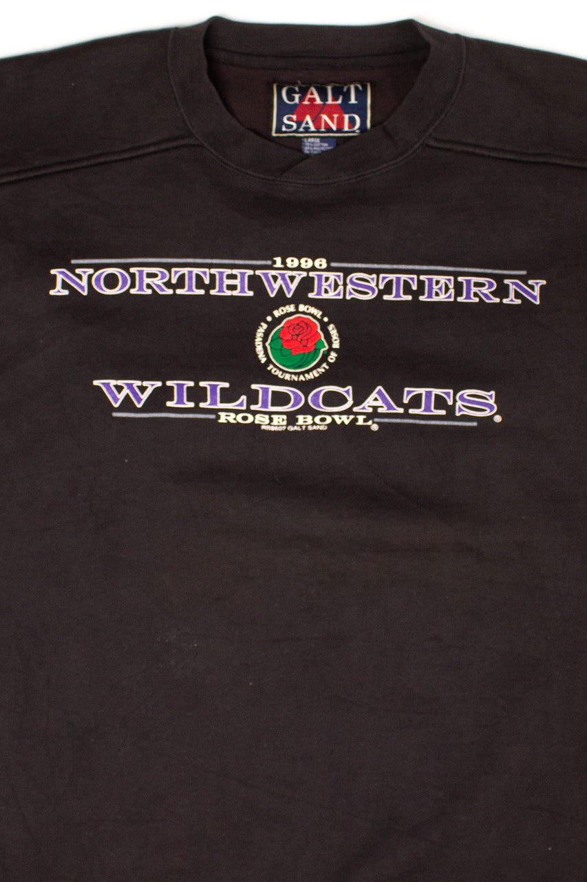 Vintage Northwestern Wildcats Rose Bowl Sweatshirt (1996)