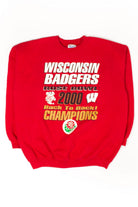 Vintage Wisconsin Back To Back Rose Bowl Champs Sweatshirt (2000)