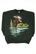 Vintage Algonquin Park Moose Sweatshirt (1990s)