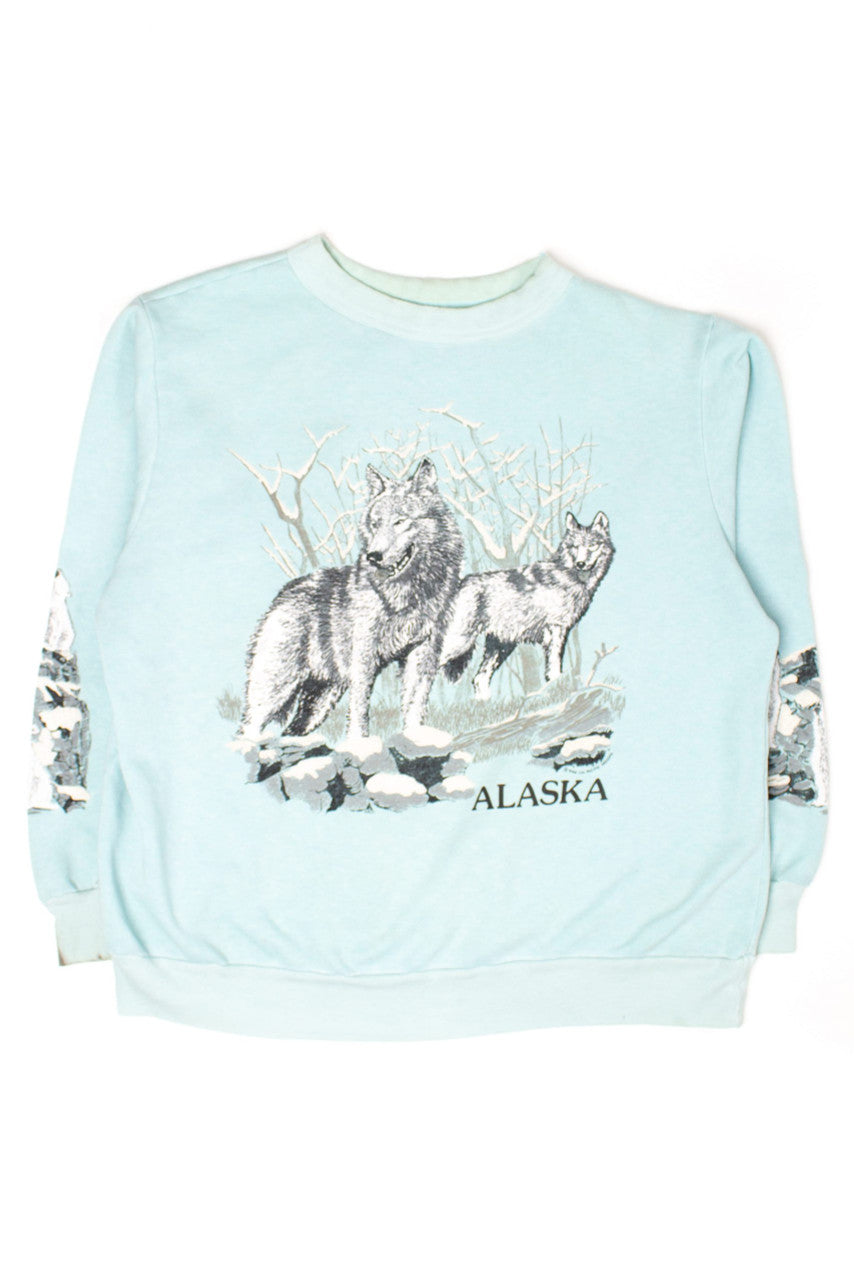 Vintage Alaska Wolves Sweatshirt (1990)