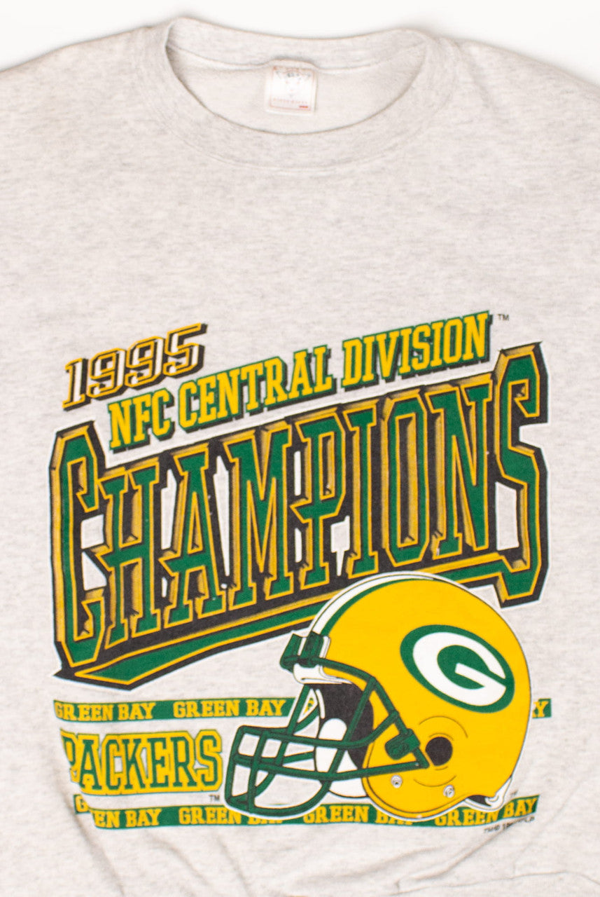 Vintage Green Bay Packers NFC Central Champions Sweatshirt (1995) 1