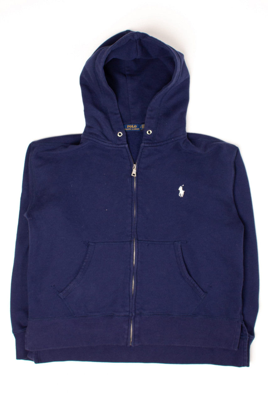 Navy Polo by Ralph Lauren Zip Hoodie (2000s)