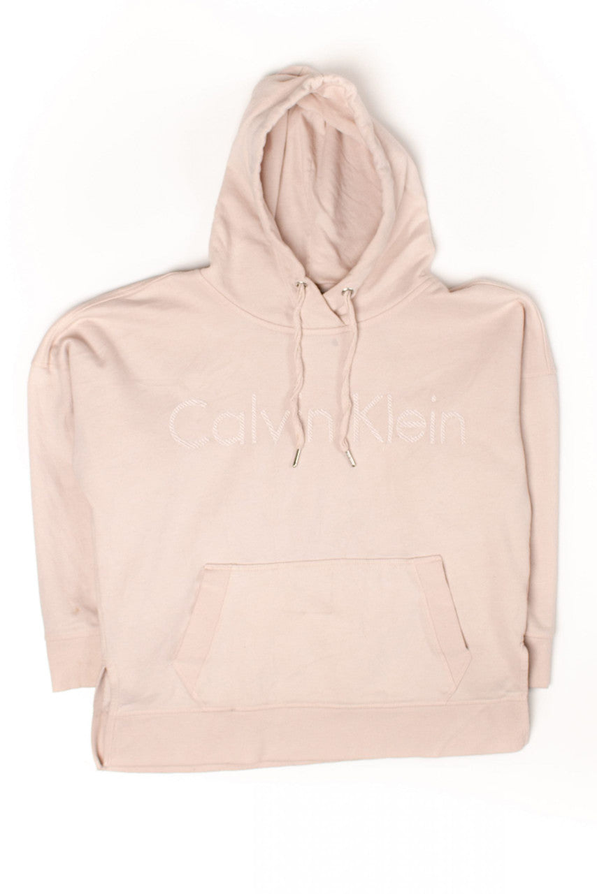 Blush Pink Calvin Klein Hoodie (2000s)