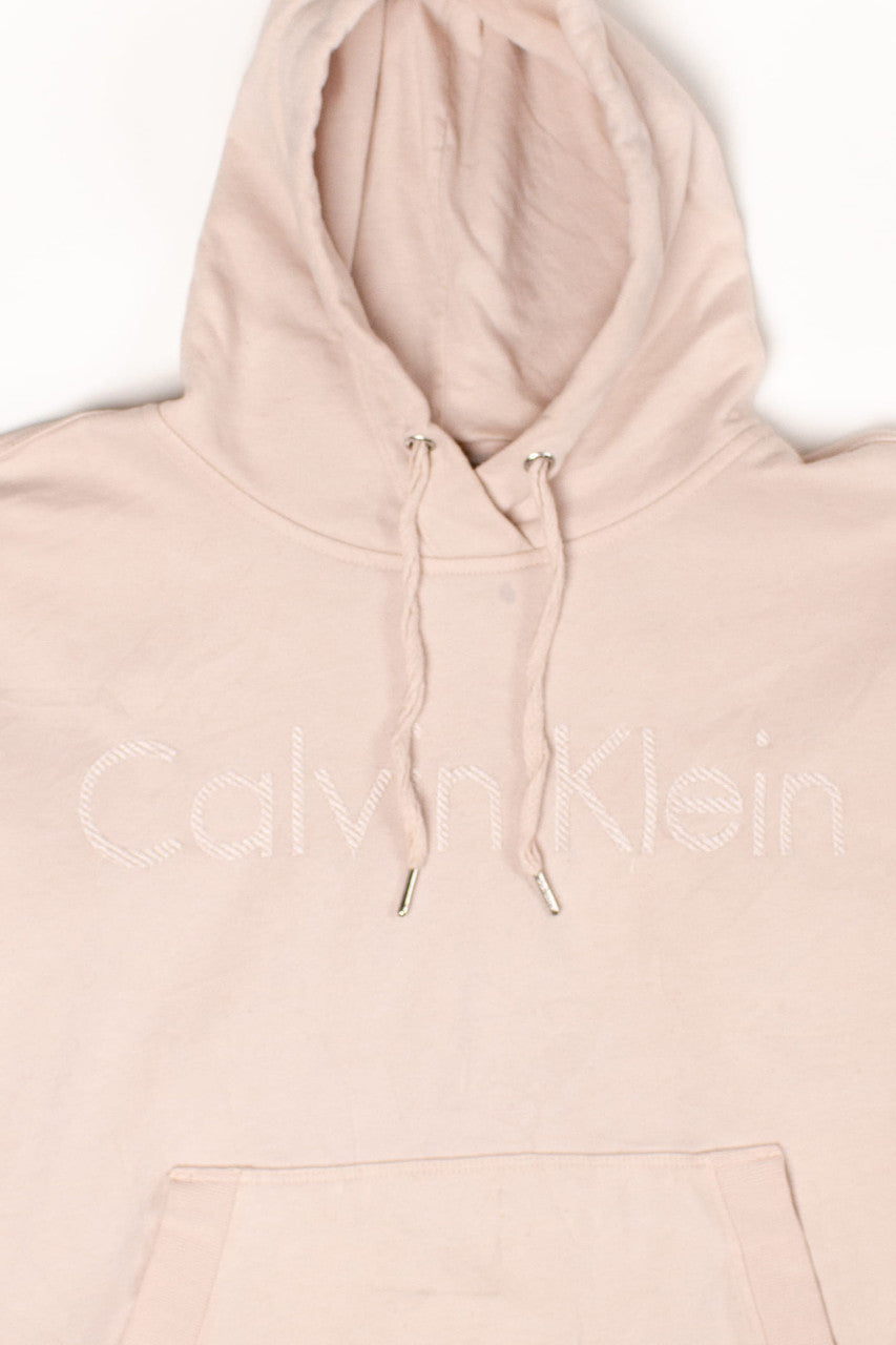 Blush Pink Calvin Klein Hoodie (2000s)