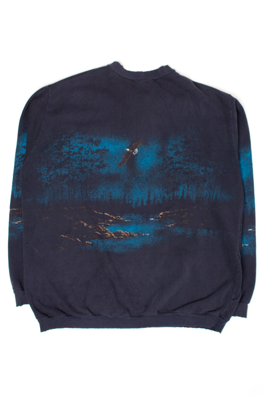 Vintage Angler's On Lac Courte Oreilles Sweatshirt (1990s)