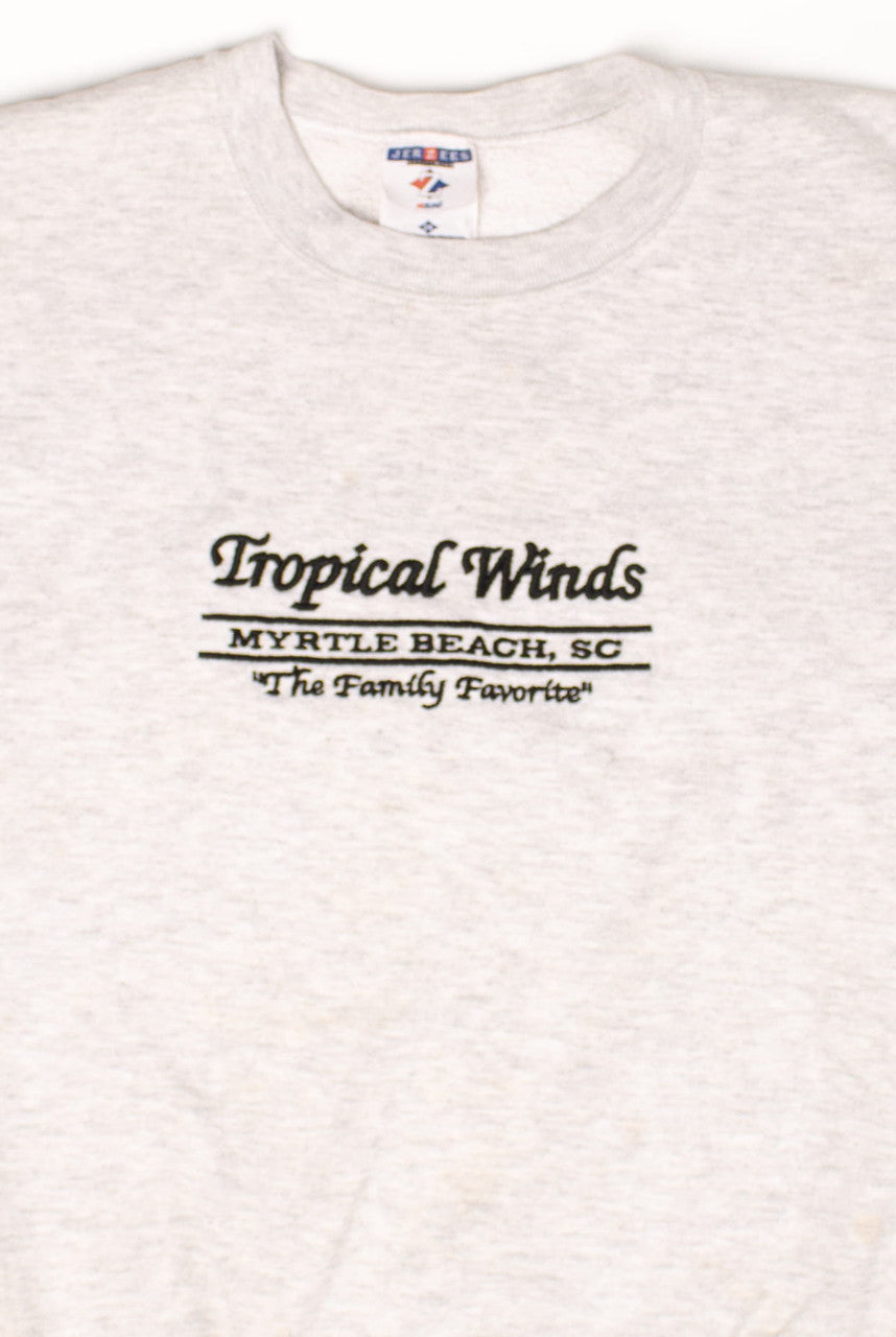 Vintage Tropical Winds Myrtle Beach Sweatshirt (1990s)