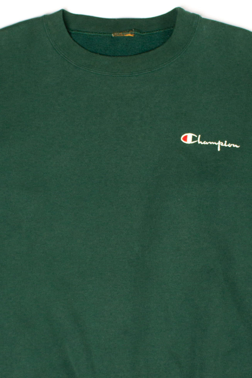 Vintage Dark Green Champion Sweatshirt (1990s)